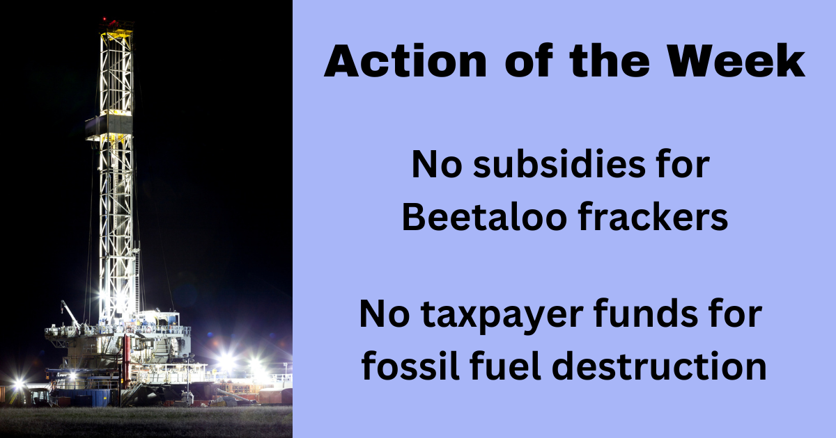 No subsidies for Beetaloo frackers